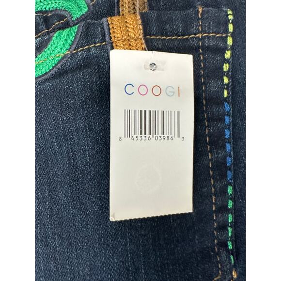 Coogi Women's Jeans Dark Wash Straight Leg Streetwear Stitched‎ Size 17/18 - Picture 6 of 12